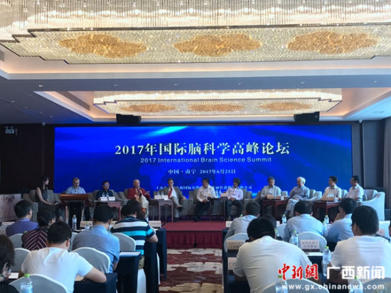 2017年国际脑科学高峰论坛在广西南宁召开--中